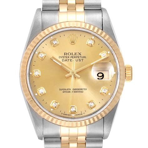 rolex datejust 16233 steel gold|Rolex Datejust 16233 day night.